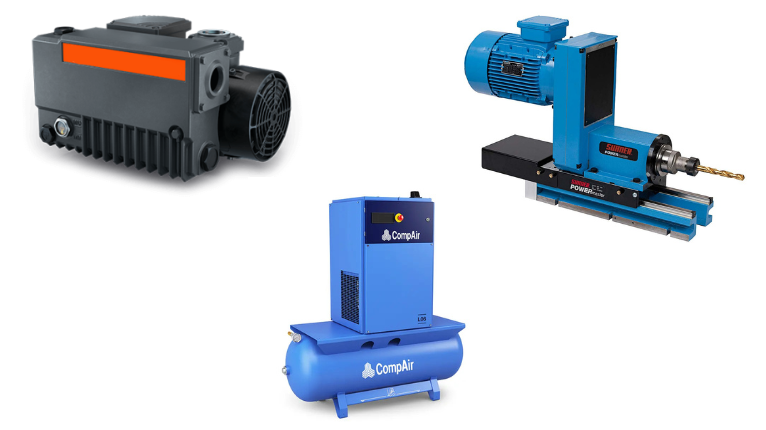 Busch, Compair, Suhner gépek vásárlása